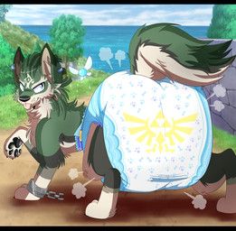 link_(wolf_form), navi, nintendo, ocarina_of_time, the_legend_of_zelda