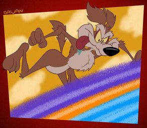 road_runner_(looney_tunes), wile_e._coyote, looney_tunes, warner_brothers, gavanzude