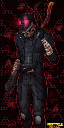 hank_j._wimbleton, madness_combat, aptertheraptor, anthro, arm_wraps