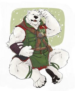 garcia_(red_one), its_stardog, 4_toes, anthro, armband