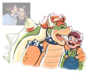 bowser, luigi, mario_bros, nintendo, didy414