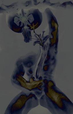 abstract_background, alien_genitalia, ambiguous_anthro, ambiguous_gender, anthro