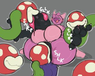roy_(roythewrastor), mario_bros, nintendo, ridge_(artist), ambiguous_gender
