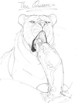 sushiamazing, ambiguous_gender, balls, barbed_tongue, bestiality