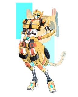 tachy_(metal_cardbot), metal_cardbot, ruby080708, anthro, armor
