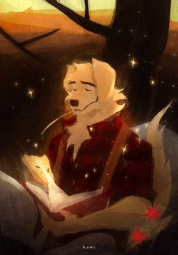 howltheartist, anthro, autumn, bird_dog, black_nose