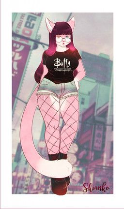 shianko_(character), buffy_the_vampire_slayer, shianko, anthro, bangs