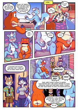 fox_mccloud, krystal_(star_fox), loona_(helluva_boss), marcus_mccloud, queen_bee-lzebub_(helluva_boss)
