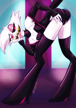 angel_dust, hazbin_hotel, hellaverse, reomm, ambiguous_gender