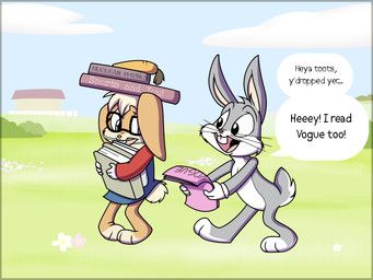bugs_bunny, lola_bunny, looney_tunes, warner_brothers, shahirahlikesmilk