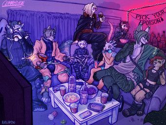 dio_brando, dracula, drayk_dagger, emily_kaldwin, jack_skellington