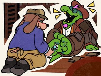 gerson_boom, deltarune, undertale_(series), patugh, 3_toes