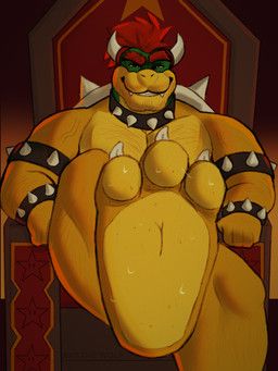 bowser, mario_bros, nintendo, ray_the_wolf, 3_toes