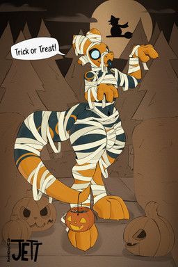 jett_(rubberjett), halloween, rain_world, videocult, rubberjett
