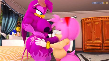 amy_rose, captain_clark_(backrooms), hitori_gotou, sonic_the_hedgehog, wave_the_swallow