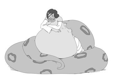 cross-crescent, apode, belly, big_belly, draconcopode