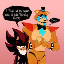 glamrock_freddy, shadow_the_hedgehog, five_nights_at_freddy's, five_nights_at_freddy's:_security_breach, scottgames