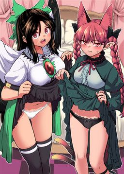rin_kaenbyou, utsuho_reiuji, asian_mythology, east_asian_mythology, japanese_mythology