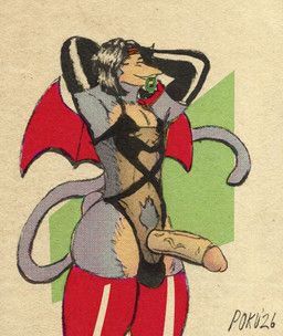 poku_(pokuyuno239), pokuyuno239, anthro, armwear, big_butt