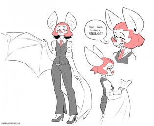 mardymuntjak, accessory, anthro, bat, bat_nose