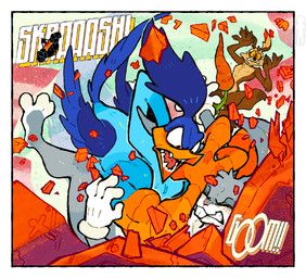 bill_cipher, bugs_bunny, daffy_duck, road_runner_(looney_tunes), wile_e._coyote