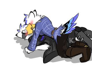 deulis_(kangwolf), kangwolf, anthro, avian, beak