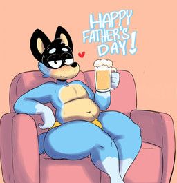 bandit_heeler, bluey_(series), father's_day, disastercat, alcohol