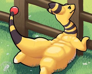 nintendo, pokemon, ottdotcom, ambiguous_gender, ampharos
