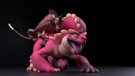 conrad_(drag'n_wash), red_xiii, drag'n_wash, final_fantasy, final_fantasy_vii