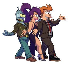 bender_bending_rodríguez, philip_j._fry, turanga_leela, comedy_central, futurama