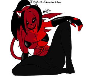 demonic_(jollylink), hk100, 2_tone_body, anthro, bangs