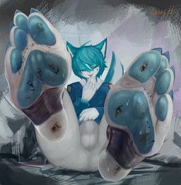 solutionwcs, 4_toes, ankle_wraps, anthro, biped