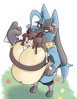 nintendo, pokemon, kronnyco, anthro, belly