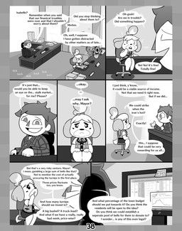 isabelle_(animal_crossing), villager_(animal_crossing), animal_crossing, nintendo, cookieboy011