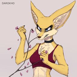 darokho, angry, anthro, blue_eyes, canid