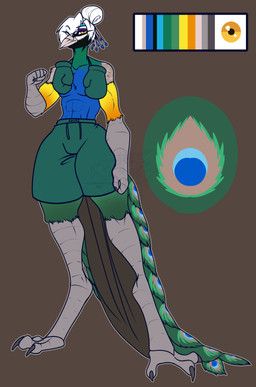 azure_cristatus, corimonsterarts, anthro, athletic, avian