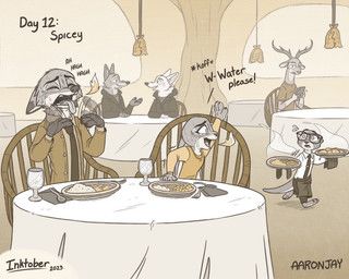 gary_(zootopia), judy_hopps, larry_(zootopia), nick_wilde, sam_(zootopia)