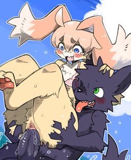 nifram_logan, pizademokttero, ahoge, anthro, anthro_on_anthro