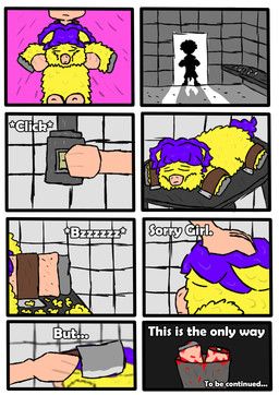 fluffy_pony, cabeca_de_caju, 8_panel_comic, amputation, blood