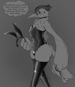 great_blue_(character), repulsionhex, 4_fingers, anthro, avian