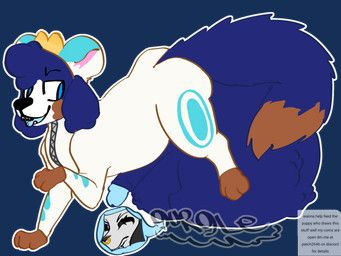 patchworkpupp, anthro, anthro_prey, balls, belly