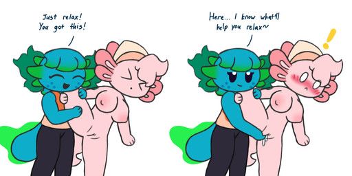 lily_(lily_of_the_valley), lily_of_the_valley_(artist), >.<, amphibian, anthro