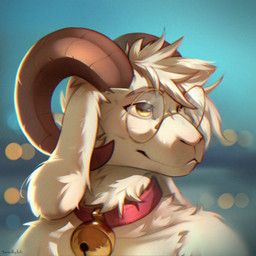 timmothy_arts, anthro, artiodactyl, bell, bell_collar