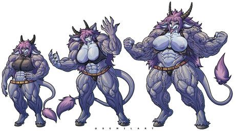 sorah, semilart, 5_fingers, abs, anthro