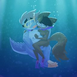 pusszone, air_bubble, alligator, alligatorid, ambiguous_gender