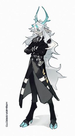 kashima_mamoto_(keroreud), keroreud, 4_horns, accessory, anthro