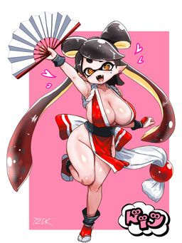 callie_(splatoon), mai_shiranui, fatal_fury, nintendo, splatoon