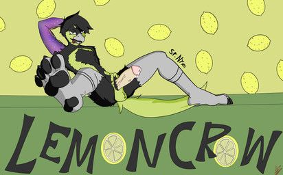 nyxo, nyxo-san, lemoncrow, anthro, avian