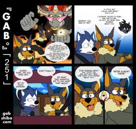 bapho_(gabshiba), bau_husky, gab_shiba, karl_doberman, ruby_(gabshiba)