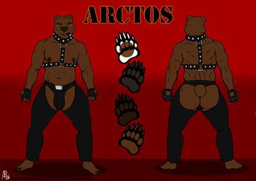 whitecolt_productions, anthro, bear, bear_tail, belly